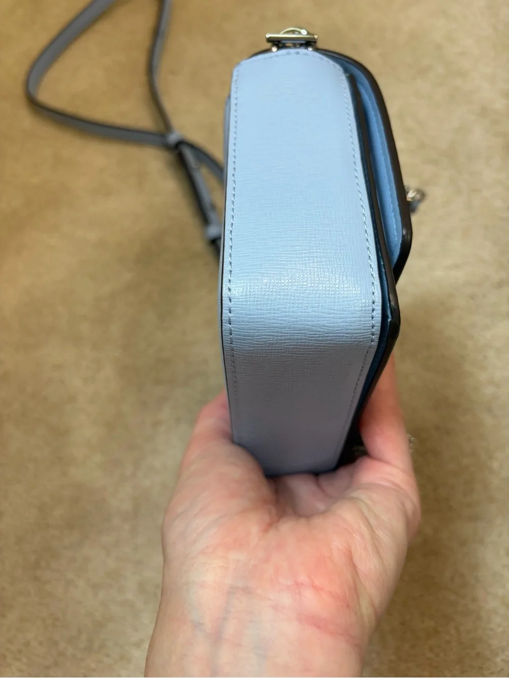 kate spade Morgan Flap Chain Wallet in Powder Blue